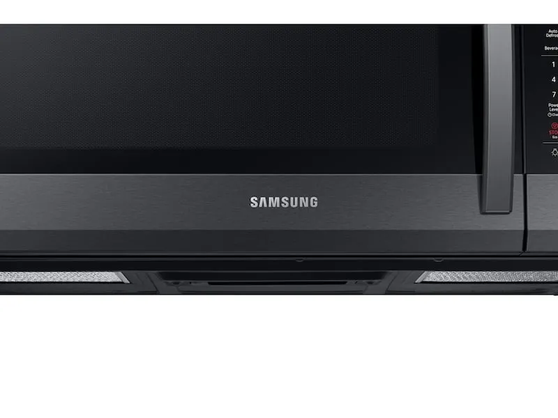 Samsung ME19R7041FG 1.9 Cu Ft Over The Range Microwave With Sensor Cooking In Black Stainless Steel