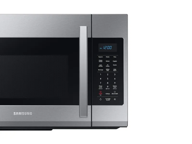 Samsung ME19R7041FS 1.9 Cu Ft Over The Range Microwave With Sensor Cooking In Stainless Steel
