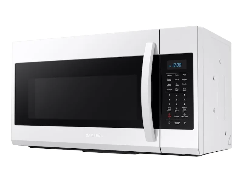 Samsung ME19R7041FW 1.9 Cu Ft Over The Range Microwave With Sensor Cooking In White