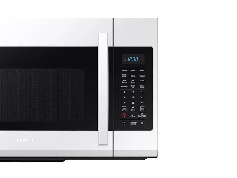 Samsung ME19R7041FW 1.9 Cu Ft Over The Range Microwave With Sensor Cooking In White