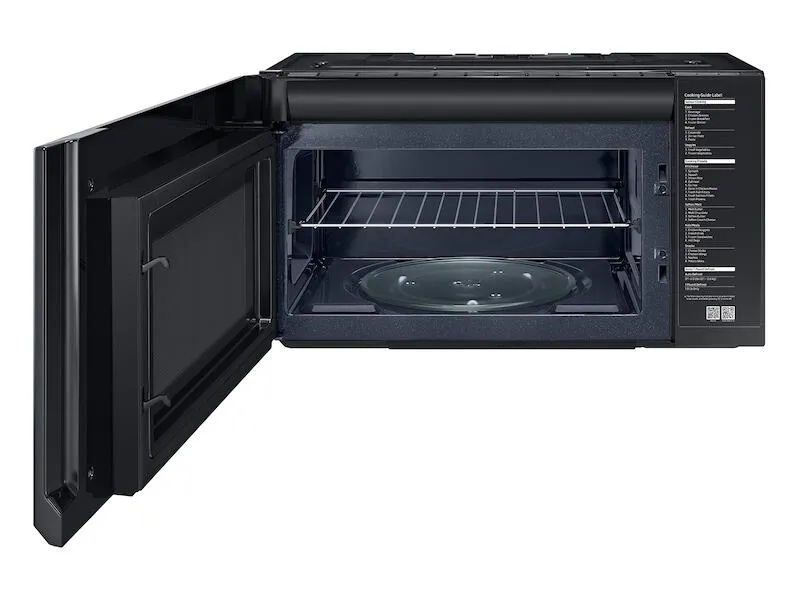 Samsung ME21A706BQN 2.1 Cu. Ft. Smart Bespoke Over-The-Range Microwave With Sensor Cooking In Fingerprint Resistant Navy Steel