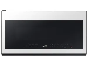 Samsung ME21DB630012 Bespoke 2.1 Cu. Ft. Over-The-Range Microwave With Wi-Fi In White Glass
