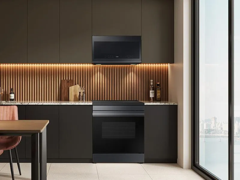 Samsung ME21DG6300MT 2.1 Cu. Ft. Over-The-Range Microwave With Wi-Fi In Matte Black Steel