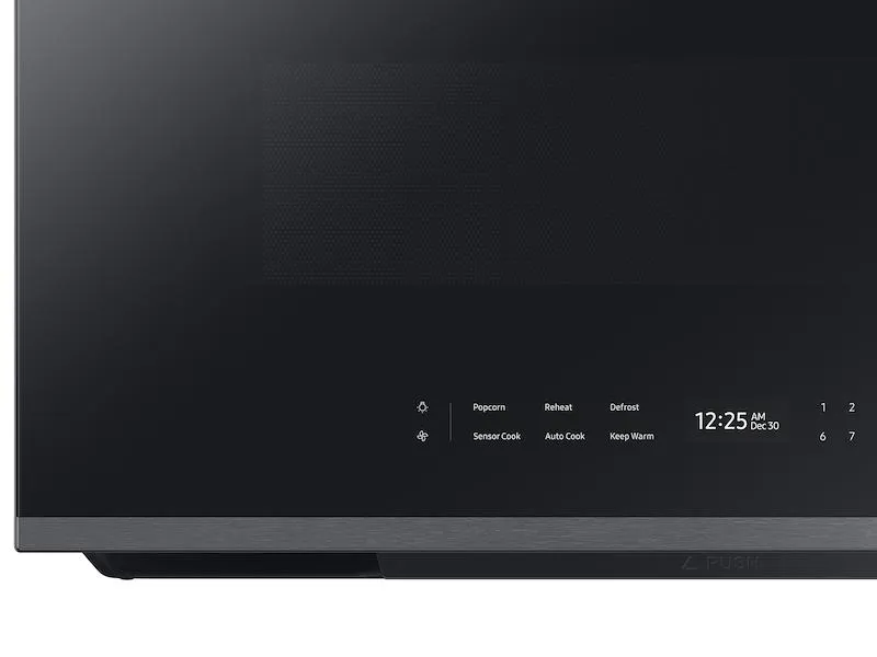 Samsung ME21DG6700SR Bespoke 2.1 Cu. Ft. Over-The-Range Microwave With Auto Dimming Glass Touch Controls In Fingerprint Resistant Stainless Steel
