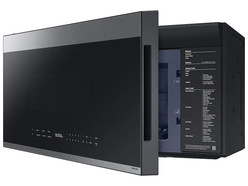 Samsung ME21DG6700SR Bespoke 2.1 Cu. Ft. Over-The-Range Microwave With Auto Dimming Glass Touch Controls In Fingerprint Resistant Stainless Steel