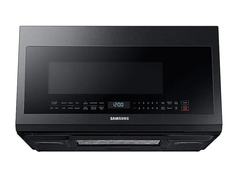 Samsung ME21M706BAG 2.1 Cu. Ft. Over-The-Range Microwave With Sensor Cooking In Fingerprint Resistant Black Stainless Steel