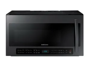 Samsung ME21R7051SG 2.1 Cu. Ft. Over-The-Range Microwave With Sensor Cooking In Fingerprint Resistant Black Stainless Steel