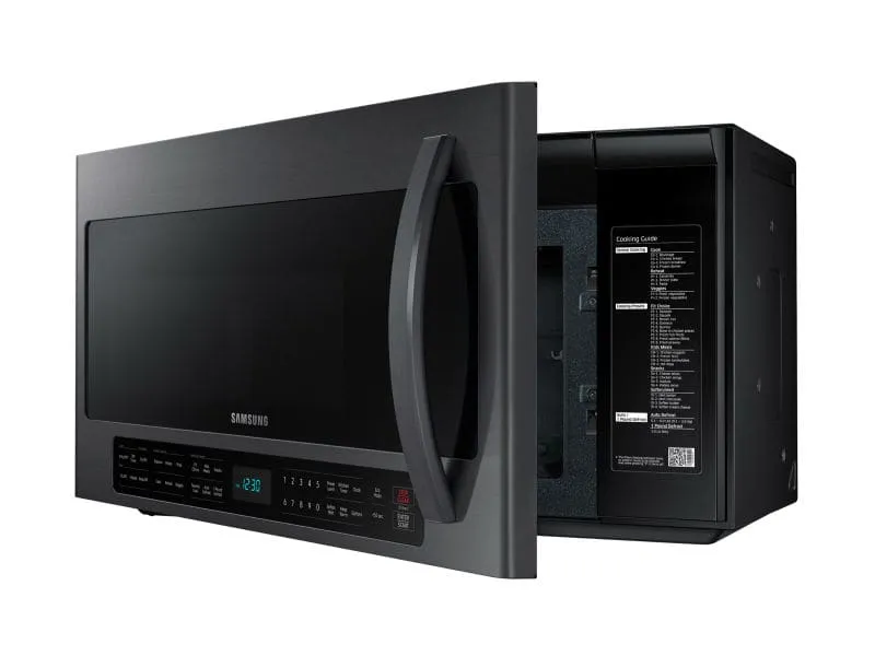 Samsung ME21R7051SG 2.1 Cu. Ft. Over-The-Range Microwave With Sensor Cooking In Fingerprint Resistant Black Stainless Steel