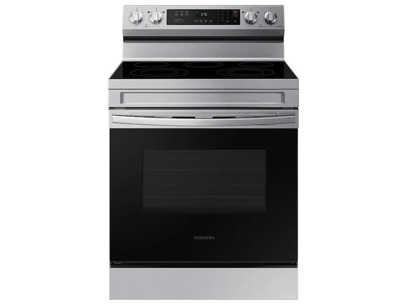 Samsung NE63A6311SS 6.3 Cu. Ft. Smart Freestanding Electric Range With Rapid Boil&#8482; & Self Clean In Stainless Steel