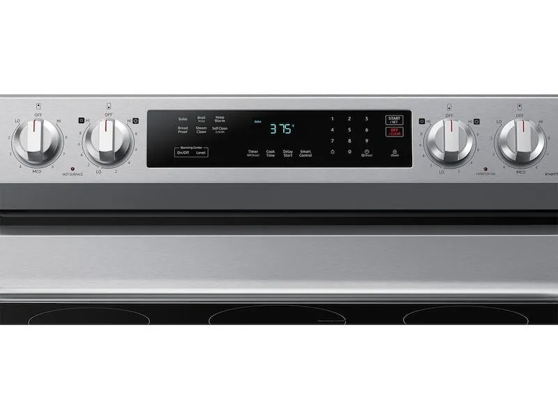 Samsung NE63A6311SS 6.3 Cu. Ft. Smart Freestanding Electric Range With Rapid Boil&#8482; & Self Clean In Stainless Steel