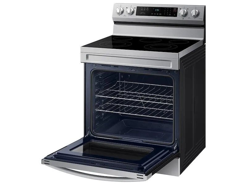 Samsung NE63A6311SS 6.3 Cu. Ft. Smart Freestanding Electric Range With Rapid Boil&#8482; & Self Clean In Stainless Steel