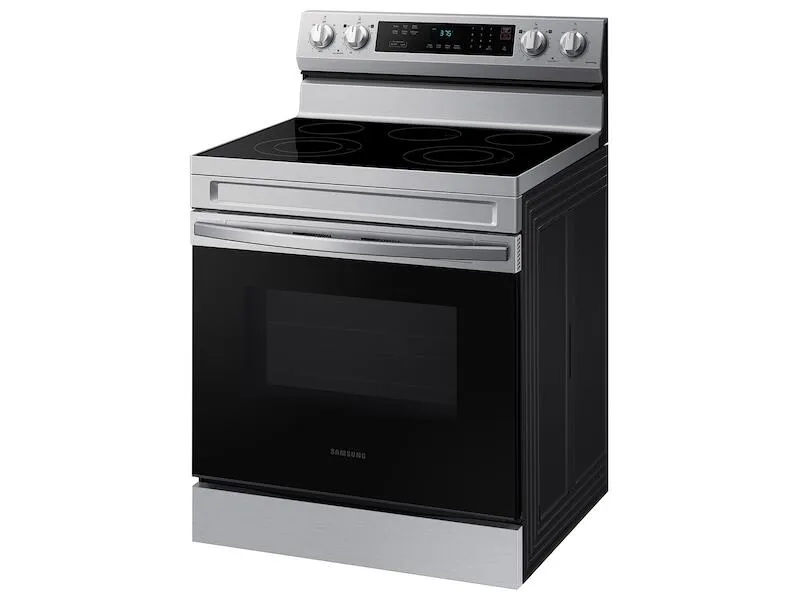 Samsung NE63A6311SS 6.3 Cu. Ft. Smart Freestanding Electric Range With Rapid Boil&#8482; & Self Clean In Stainless Steel