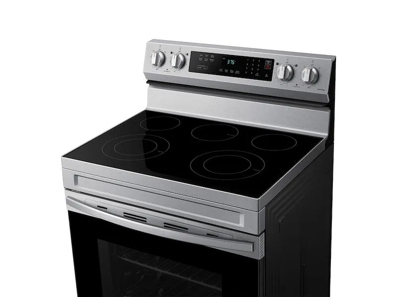 Samsung NE63A6311SS 6.3 Cu. Ft. Smart Freestanding Electric Range With Rapid Boil&#8482; & Self Clean In Stainless Steel