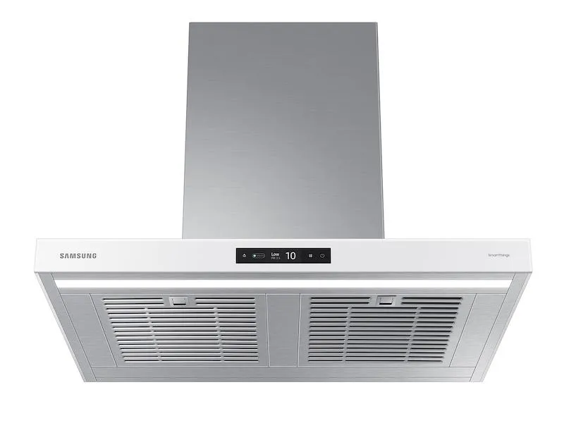 Samsung NK30CB700W12 30" Bespoke Smart Wall Mount Hood With Lcd Display In Clean White