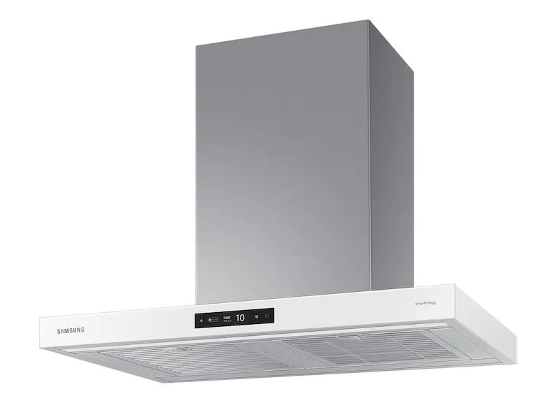 Samsung NK30CB700W12 30" Bespoke Smart Wall Mount Hood With Lcd Display In Clean White
