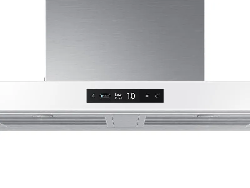 Samsung NK30CB700W12 30" Bespoke Smart Wall Mount Hood With Lcd Display In Clean White