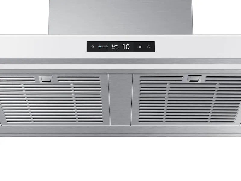 Samsung NK30CB700W12 30" Bespoke Smart Wall Mount Hood With Lcd Display In Clean White