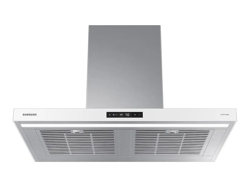 Samsung NK36CB700W12 36" Bespoke Smart Wall Mount Hood With Lcd Display In Clean White