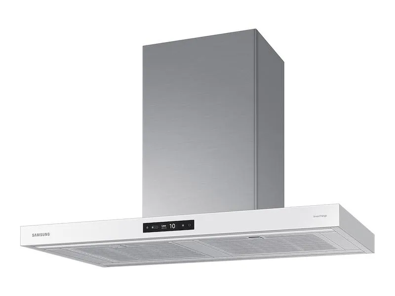 Samsung NK36CB700W12 36" Bespoke Smart Wall Mount Hood With Lcd Display In Clean White