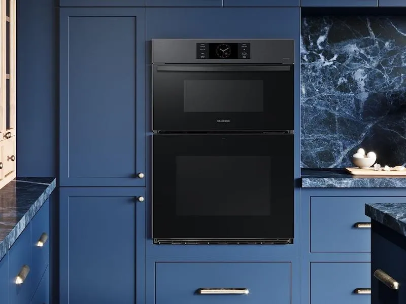 Samsung NQ70CG600DMT 30" Microwave Combination Wall Oven With Steam Cook In Matte Black