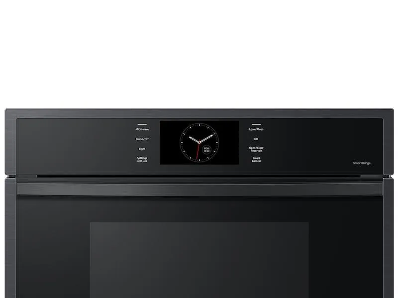 Samsung NQ70CG600DMT 30" Microwave Combination Wall Oven With Steam Cook In Matte Black