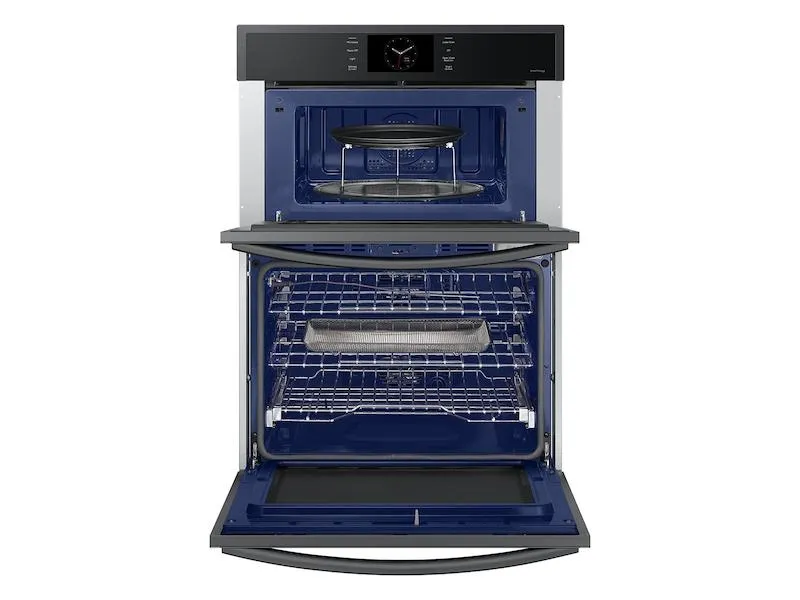 Samsung NQ70CG600DMT 30" Microwave Combination Wall Oven With Steam Cook In Matte Black