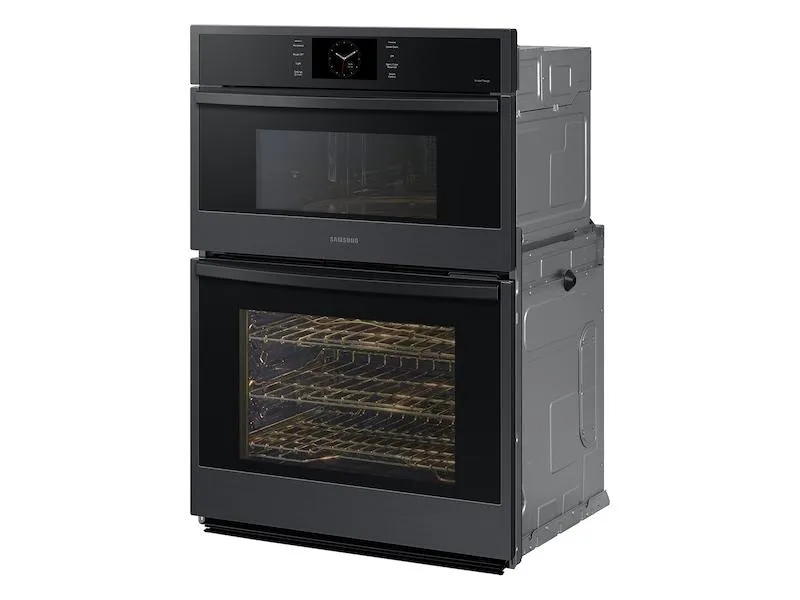 Samsung NQ70CG600DMT 30" Microwave Combination Wall Oven With Steam Cook In Matte Black