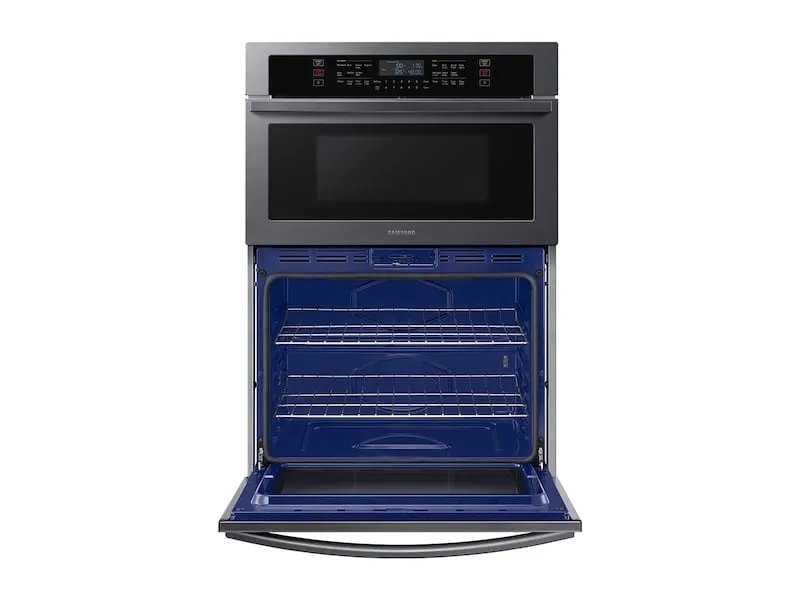 Samsung NQ70T5511DG 30" Microwave Combination Wall Oven With Wi-Fi In Black Stainless Steel
