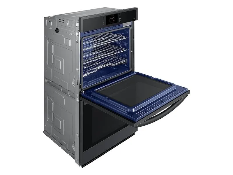 Samsung NV51CG600DMT 30" Double Wall Oven With Steam Cook In Matte Black Steel