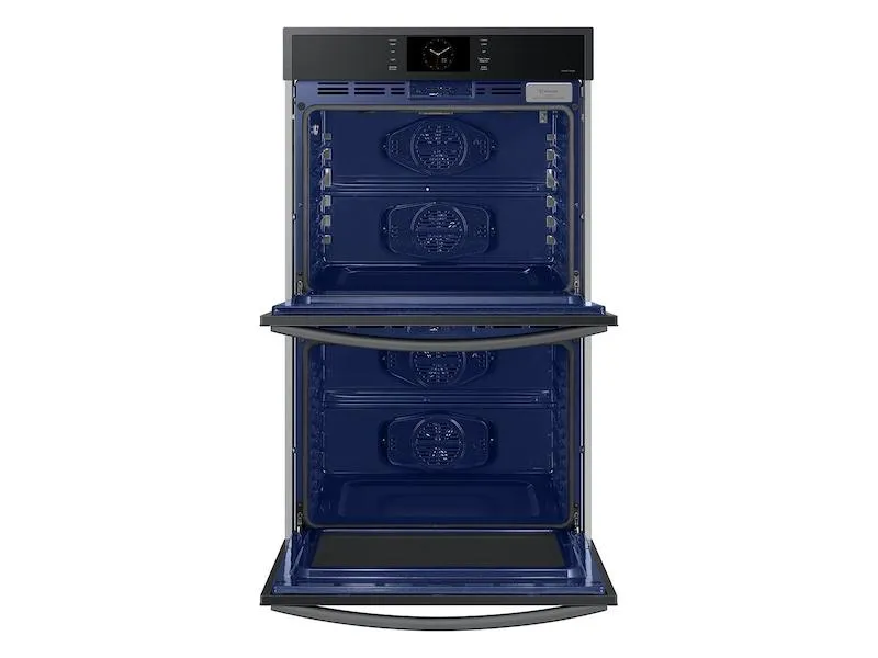 Samsung NV51CG600DMT 30" Double Wall Oven With Steam Cook In Matte Black Steel
