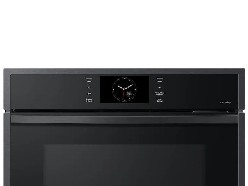 Samsung NV51CG600DMT 30" Double Wall Oven With Steam Cook In Matte Black Steel