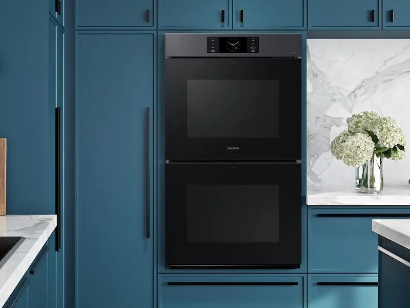 Samsung NV51CG700DMT Bespoke 30" Matte Black Steel Double Wall Oven With Ai Pro Cooking&#8482; Camera