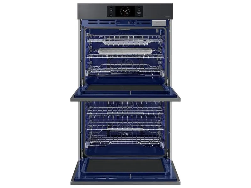 Samsung NV51CG700DMT Bespoke 30" Matte Black Steel Double Wall Oven With Ai Pro Cooking&#8482; Camera
