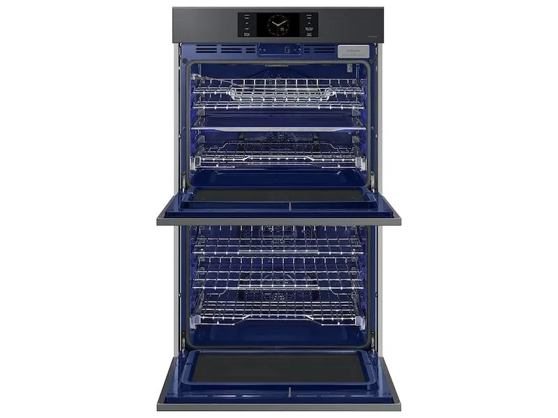 Samsung NV51CG700DMT Bespoke 30" Matte Black Steel Double Wall Oven With Ai Pro Cooking&#8482; Camera