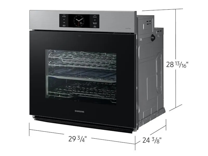Samsung NV51CG700SSR Bespoke 30" Stainless Steel Single Wall Oven With Ai Pro Cooking&#8482; Camera