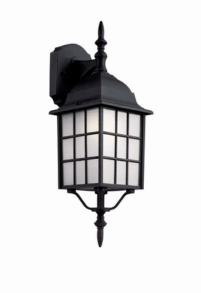San Gabriel One Light Wall Lantern BlackOutdoor wall sconces with motion sensor