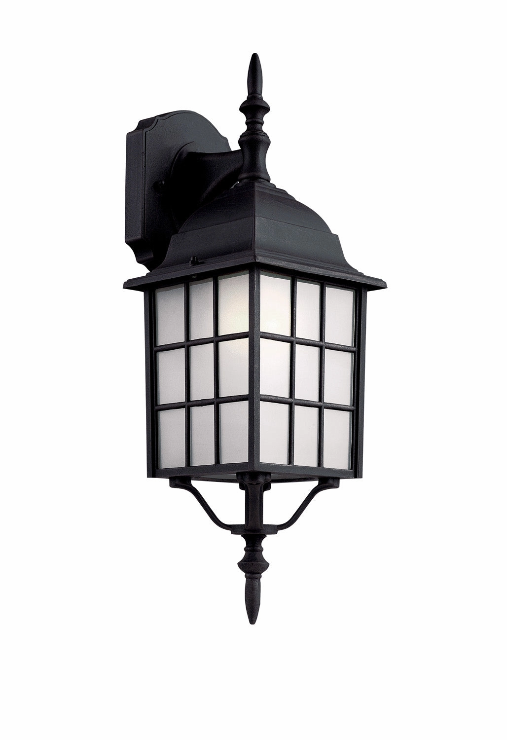 San Gabriel One Light Wall Lantern BlackOutdoor wall sconces with motion sensor