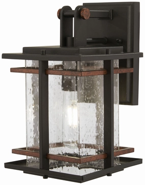 San Marcos One Light Outdoor Wall Mount Coal W/Antique Copper AccentsOutdoor wall sconces with motion sensor