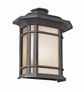 San Miguel Two Light Pocket Lantern BlackOutdoor wall sconces with motion sensor