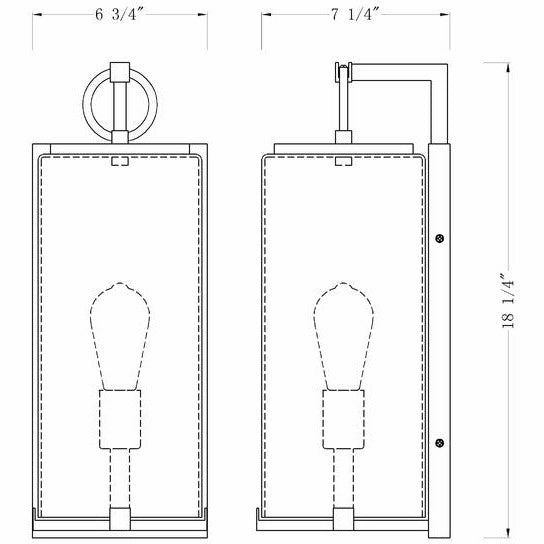 Sana 1-Light Outdoor Wall Light