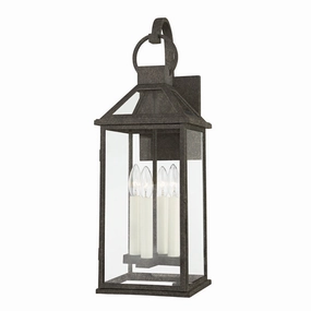 Sanders Four Light Outdoor Wall Sconce French IronOutdoor wall sconces with motion sensor