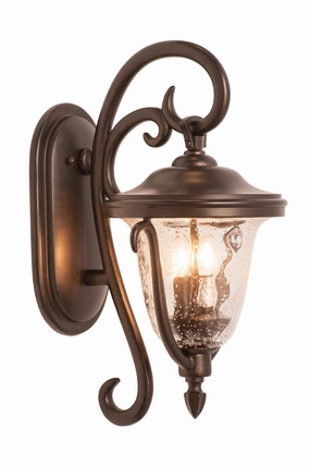 Santa Barbara Outdoor Two Light Outdoor Wall Bracket Burnished BronzeOutdoor wall sconces with motion sensor