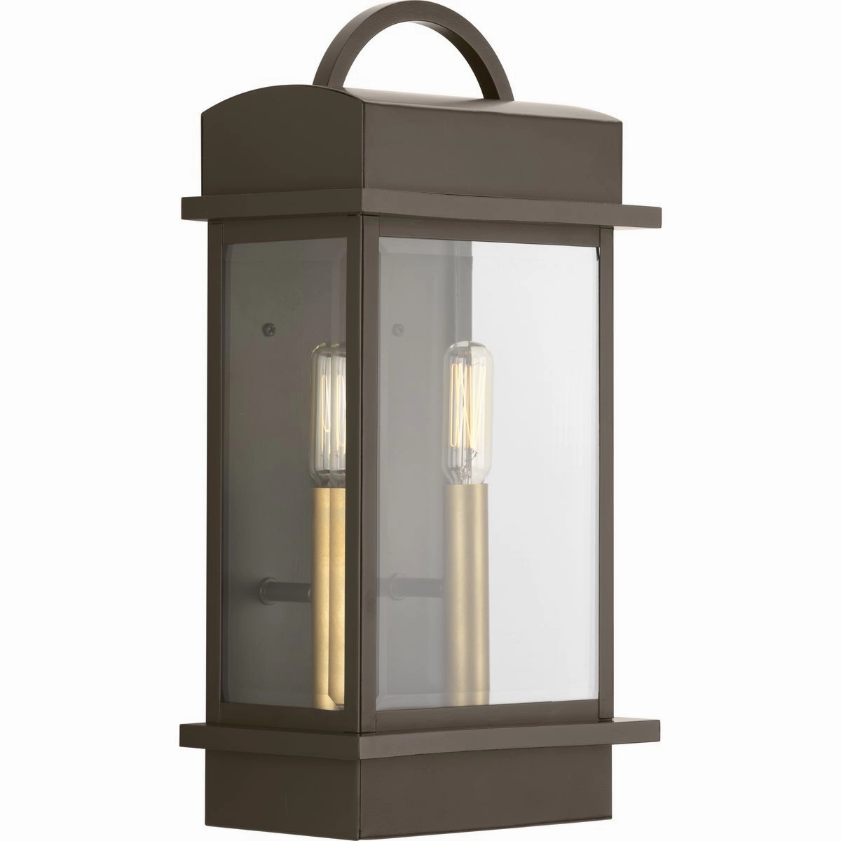 Santee Two Light Wall Lantern Antique Bronze