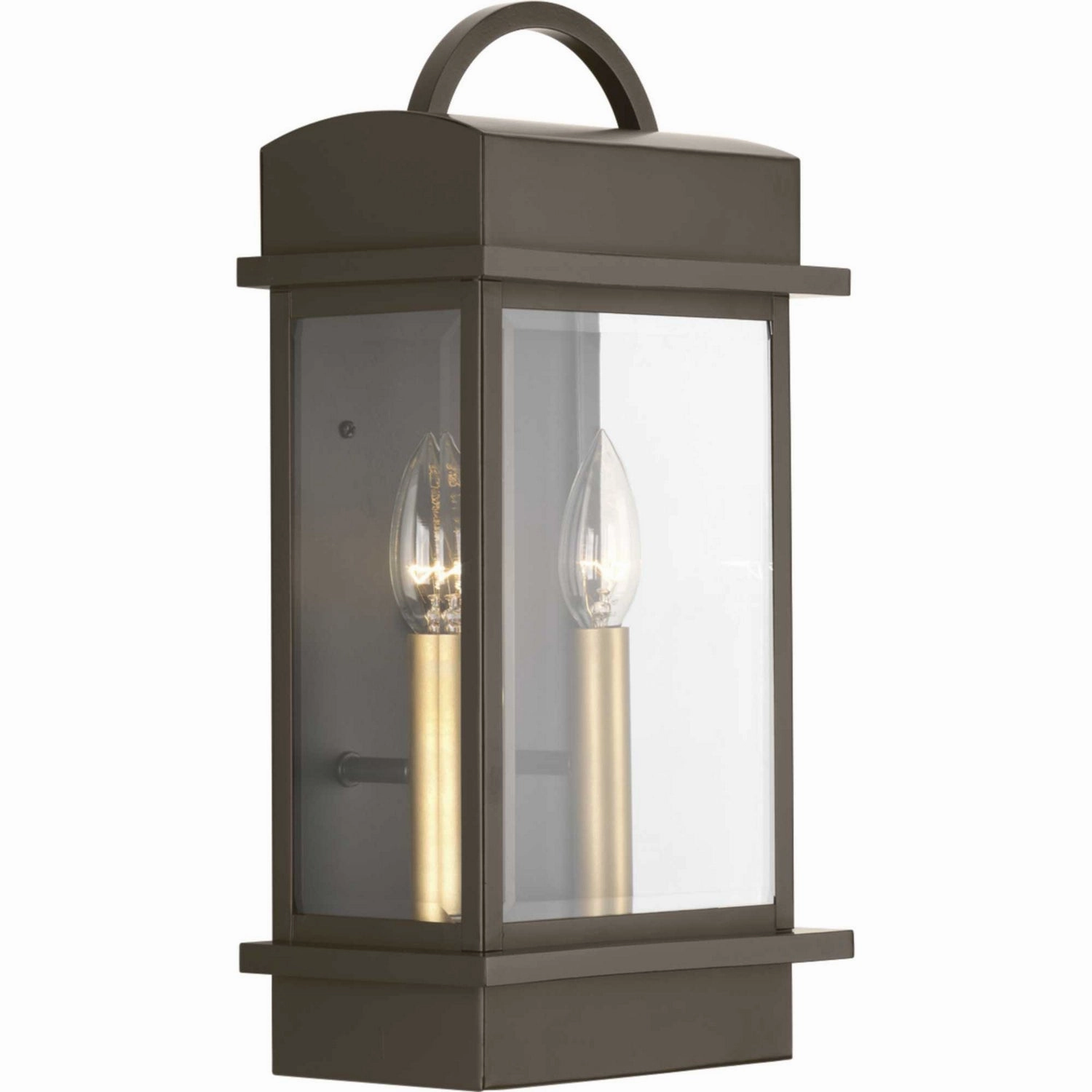 Santee Two Light Wall Lantern Antique Bronze