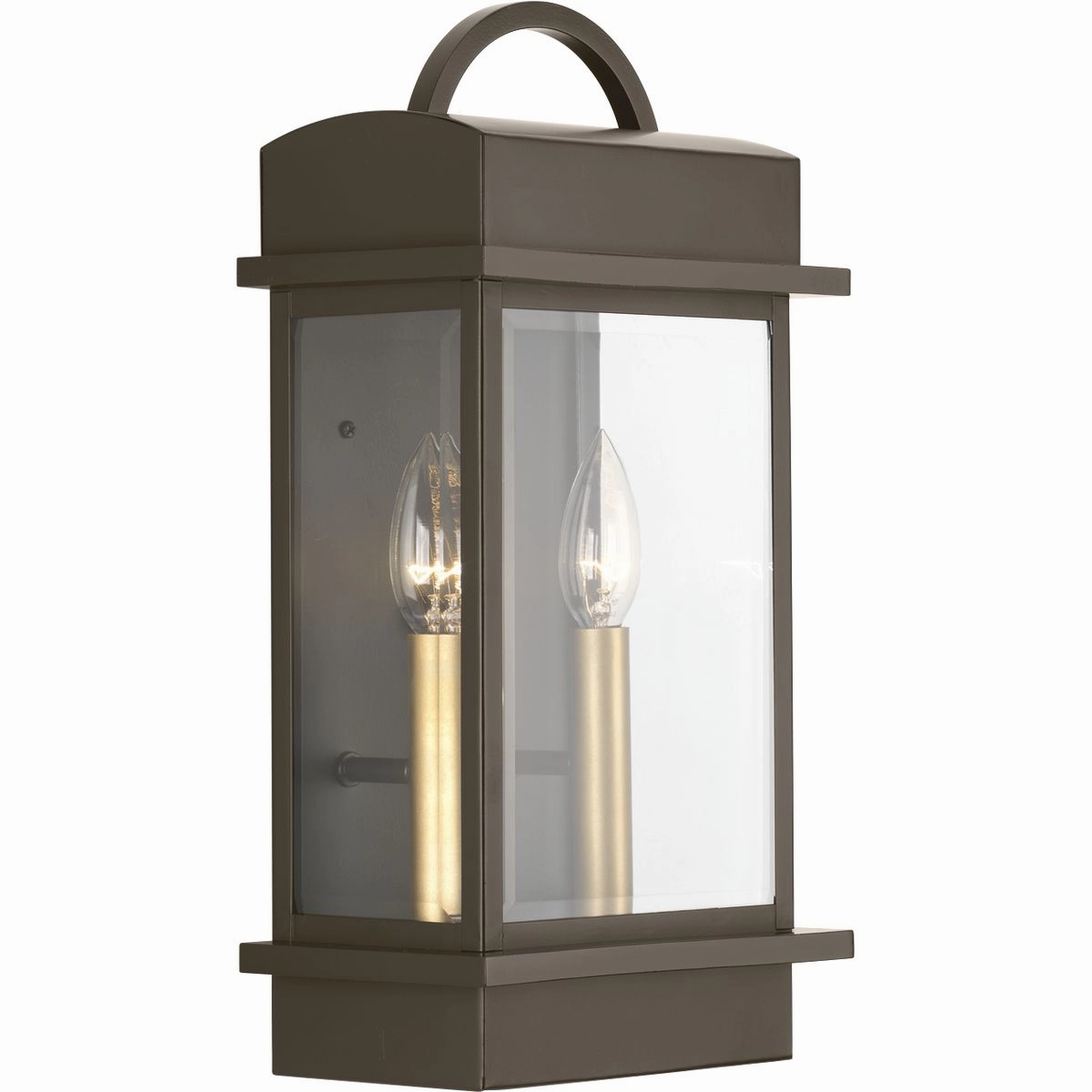 Santee Two Light Wall Lantern Antique Bronze