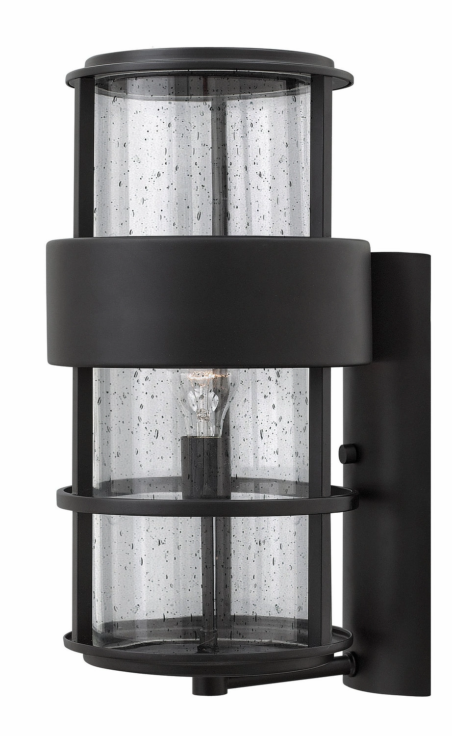 Saturn LED Wall Mount Satin BlackOutdoor wall sconces with motion sensor