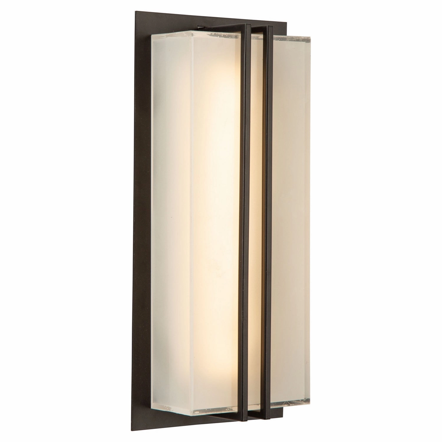 Sausalito LED Outdoor Wall Mount BlackOutdoor wall sconces with motion sensor