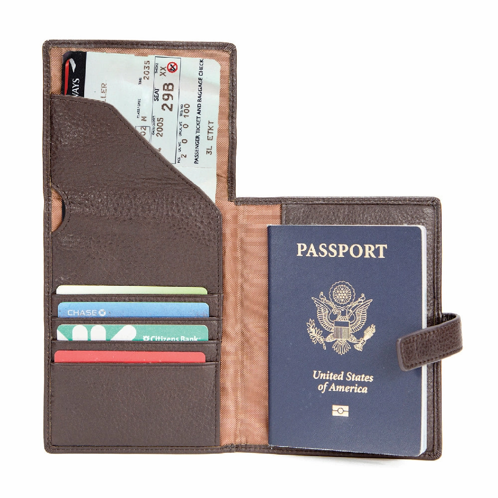 Osgoode Marley Cashmere Leather Passport Ticket Holder Flash Discount Today Clearance Steal Today