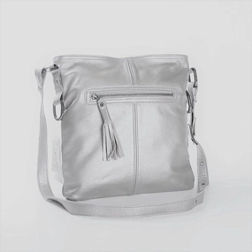 Thandana Messenger Metallic Leather Handbag Online Exclusive Savings