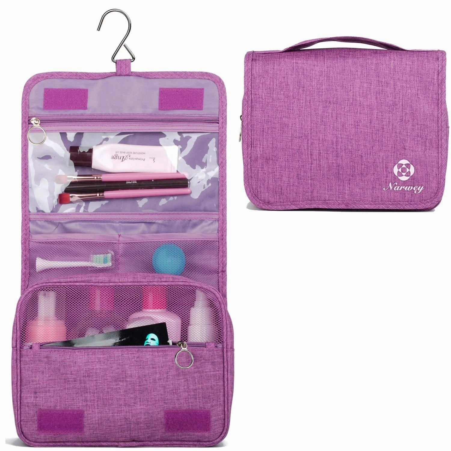 Narwey 5013 Hanging Travel Toiletry Bag Cosmetic Make Up Organizer For Women And Girls Waterproof Shop Save Today GiftWorthy Sale